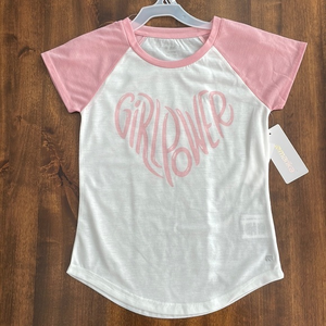 Girls Marika Activewear Top - Light Pink - Girl Power - Various‎ sizes